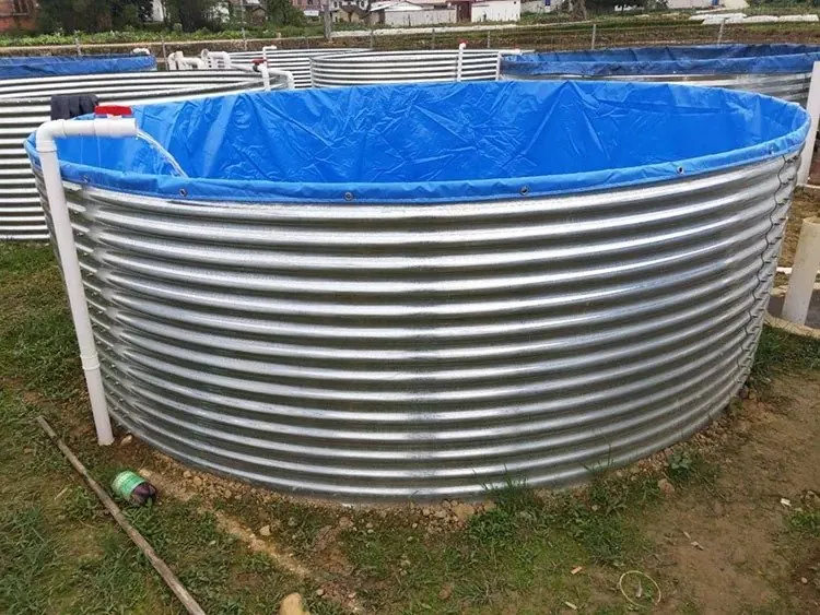 Galvanized sheet tank