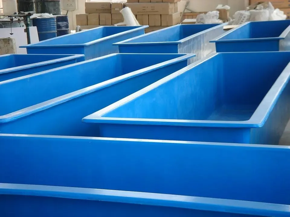 FRP fiberglass tank for tilapia nursery and grow-out