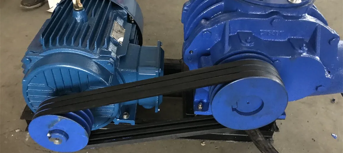 Roots blower aeration and degassing for sturgeon RAS